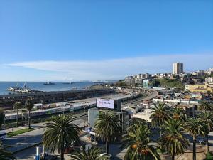Apartment with a view of the port of Valparaíso