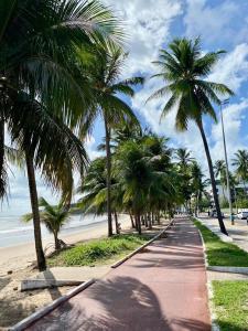 Joao Pessoa Cabo Branco - Flat Vista Mar- 418- Green Sunset com piscina frente mar
