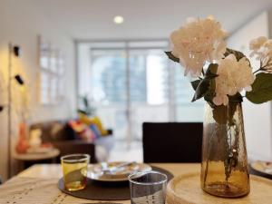 MC1116 -Chic 1BR Apt by the Harbour Docklands Free Parking Free Tram Walking to Marvel & DFO