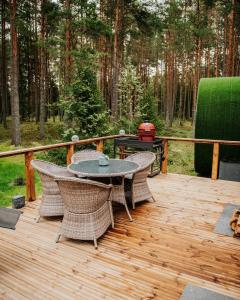 Panoramic Tube with Sauna & Hot Tub