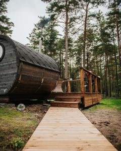 Panoramic Tube with Sauna & Hot Tub