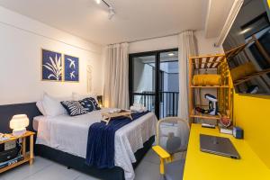 Studio completo a 8 min do metrô no centro do Rio