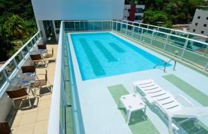 Joao Pessoa Cabo Branco - Flat Vista Mar- 418- Green Sunset com piscina frente mar