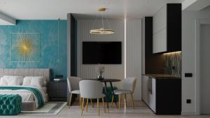 White Titanic - Blue