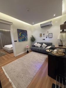 Apartment with living room and bedroom