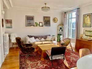 Parisian apartment with balcony