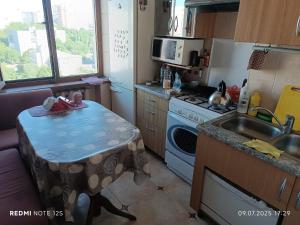 Солнечная студия с видом на город, 5 мин до центра