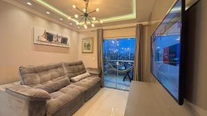 Apê 1 Suíte + 1 c AC | Sacada c vista + Vaga