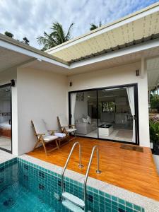 House with pool Srithanu Beach 2