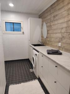 Kodikas talo lammen rannalla