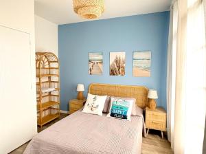 Les Mouettes 1, agréable villa 5 personnes, 2 chambres, à 5 minutes de la Grande plage