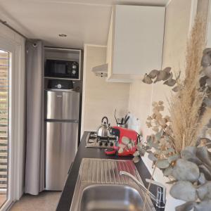 Le Lounge Mobil Home à 200 m de la plage, Parc aquatique Camping 5 étoiles Les Dunes