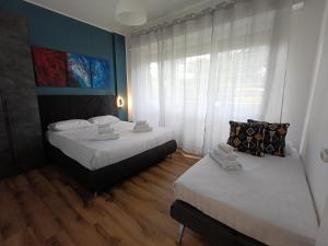 Ancient Rome Colosseum modern and bright apartment