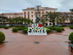 Apartamento 222 Pé na Praça 1 vaga Garagem 6 hóspedes