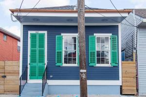Beautiful 1bed 1bath house 4blocks French Q, near Bourbon St and steps to Jazz venues