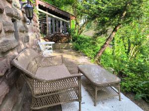 The train house zimmer in the forest