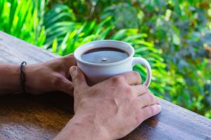 Wood cozy cabin with ocean views
