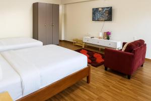 Apia 1bedroom Studio, 2 Queen beds 5 min to Apia, AC, Wi-fi, kitchen 209