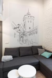 Cheerful Air Conditioned Apartment with mezzanine and Parking - Old Town