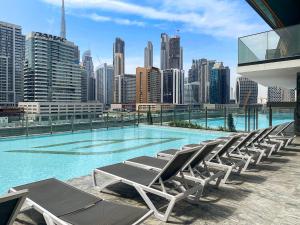 Burj Khalifa View 2BR at Binghatti Canal