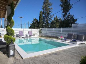 Villa in Messonghi with Pool and Sea Nearby