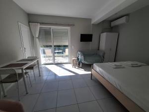 Bright apartment with balcony