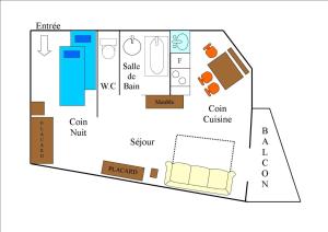 Résidence Les Pres Du Bois - Studio pour 4 Personnes MAE-2373