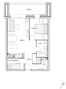 Résidence La Bergerie - Appartement 2 pièces chaleureux et bien équipé MAE-2433