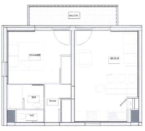 Résidence Cokott - Appartement 2 pièces - 4 personnes MAE-2513