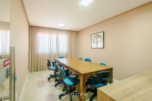 Condo. c Piscina e Academia a 70m da Praia - SMA