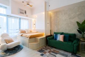 Breathtaking Eastwood City View, 3min walk to Malls, with Washer