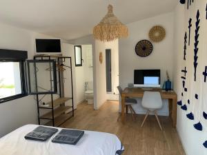 Cabane Souirie cosy & clim au calme avec extérieur