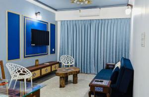 Azure Nest Cozy Blue Escape 1BHK Candolim Beach