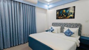 Azure Nest Cozy Blue Escape 1BHK Candolim Beach