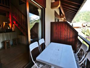 Charmant 2 pièces + mezzanine, 42m², 4 pers, balcon sud, proche commerces et ski bus au Grand-Bornand - FR-1-458-155