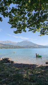 Studio with large terrace and view