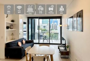 Riverside 1BR in South Brisbane Walk to South Bank & Cultural Icons Cordelia12304-1