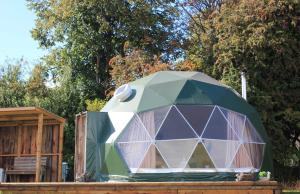 Star Gazing Igloo 1 with cozy log burner