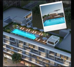 Studio apartment with shared pool in Kyrenia center