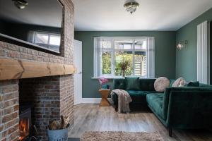 Pen y coed with hot tub and sauna surrounded by countryside views