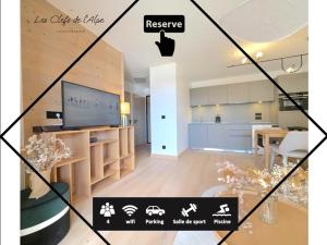 T2 d'exception avec piscine et SPA - Parking privé - 3hvězdičkové hotely ve městě L'Alpe-d'Huez