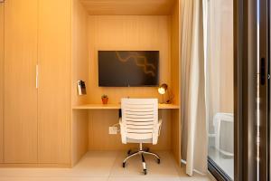 Easy Star - Charmoso studio com mezanino ao lado do Allianz - PJ01I