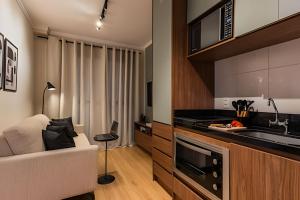 Apê moderno na Vila Olímpia com vista incrível - Hoteles de 3 estrellas en São Paulo