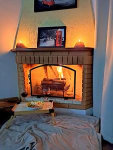 Apto Charmoso com Lareira Wifi