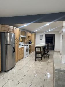 Ocean front apartment.