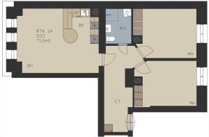 Kotimaailma Apartments - keskustakolmio - Hämeenkatu 2