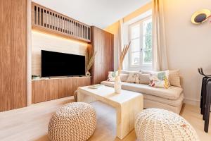 Chic 3 pièces Duplex clim & bureaux - 6 pers