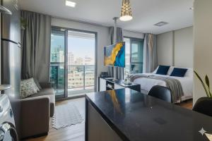 Estúdio Aconchegante no Centro de Curitiba - Ar Condicio e Localização Perfeita!