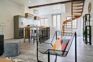 T3 Loft moderne grande terrasse Douai centre