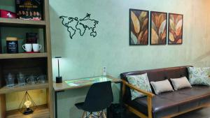 Apê no Centro Próx Escarpas c Ar Cond e Enxoval